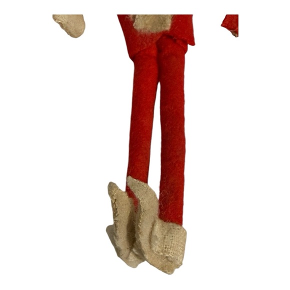 Lot of 3 Stockinette Pixie Elves Ornament Vintage Pixie Elf Ornament - Picture 16 of 16